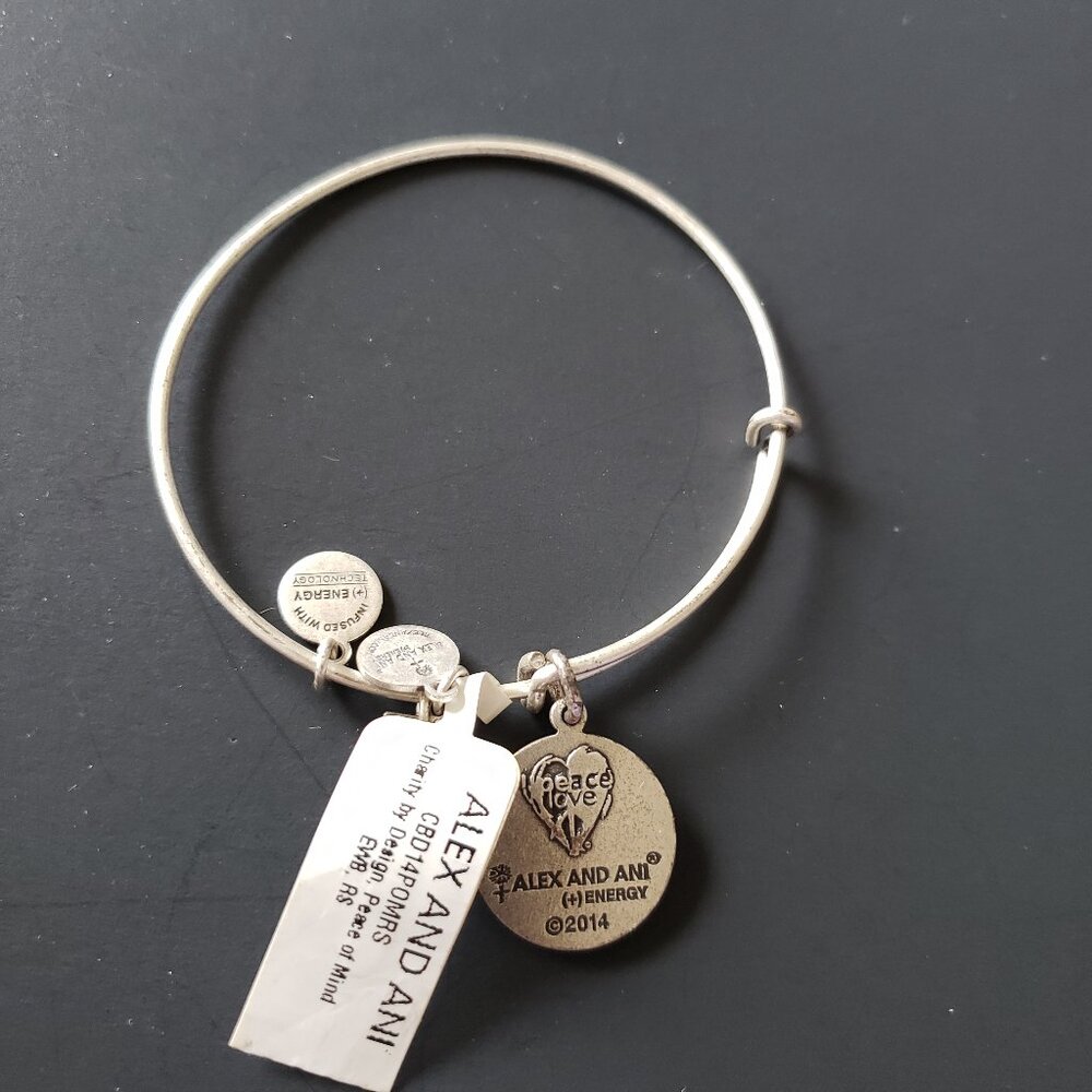 Alex & Ani Create Peace of Mind Bangle 708 - Picture 3 of 3